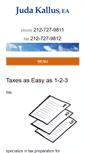 Mobile Screenshot of judakallus.com