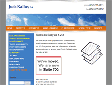 Tablet Screenshot of judakallus.com